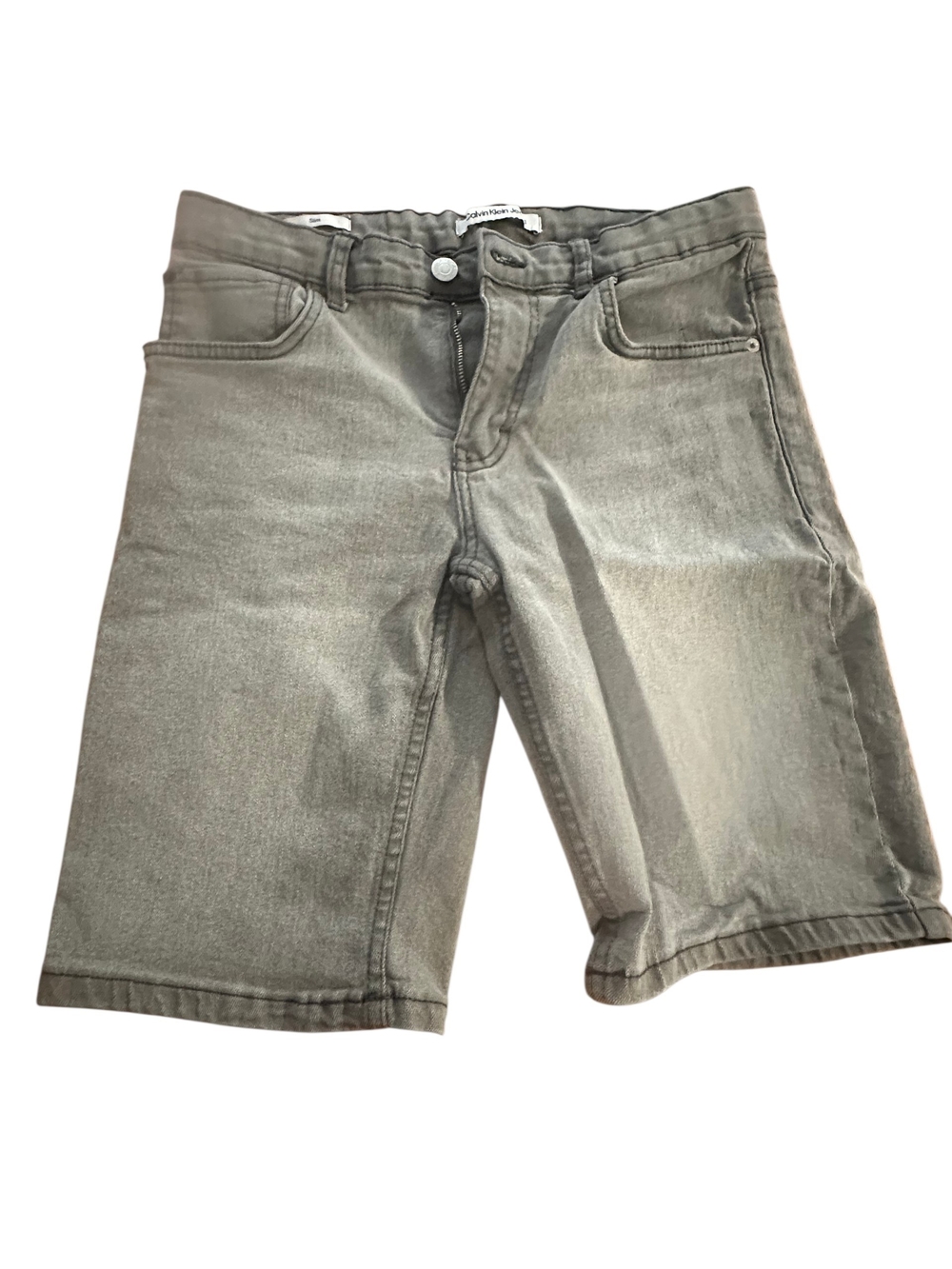 Calvin Klein Boy's Gray Denim Jean Shorts